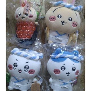 チイカワ(ちいかわ)のちいかわ寿司 お座りミニぬいぐるみ ちいかわ＆ハチワレ＆うさぎ ちいかわ寿司マス(ぬいぐるみ)