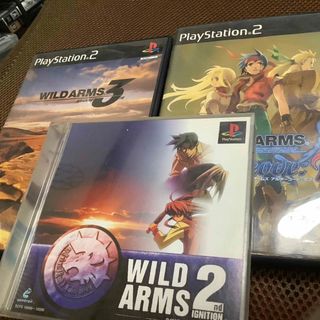 ワイルドアームズ2＆3＆アルターコードF＆クロスファイアの4本セット(家庭用ゲームソフト)