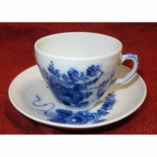 ロイヤルコペンハーゲン(ROYAL COPENHAGEN)のロイヤルコペンハーゲンブルーフラワーカップソーサー#060#061(グラス/カップ)