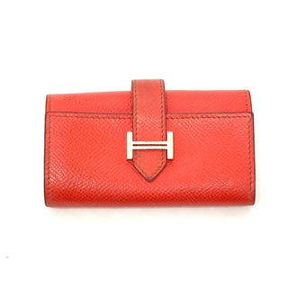 エルメス(HERMES)のエルメス HERMES ベアン 4連 キーケース エプソン ローズジャイプール(推定） ピンク(キーケース)