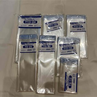 クリスタルパック⭐︎テープ付きopp袋⭐︎未使用品⭐︎7サイズまとめ売り(ラッピング/包装)