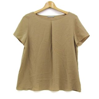 セオリーリュクス(Theory luxe)のセオリーリュクス ブラウス ALESSA トップス 半袖 プルオーバー 日本製 レディース 38サイズ ベージュ theory luxe(シャツ/ブラウス(長袖/七分))