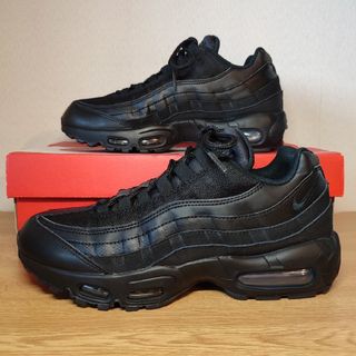 ナイキ(NIKE)の美品 NIKE AIR MAX 95 ES "ALL BLACK" 25.5(スニーカー)