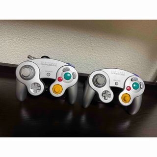 ニンテンドーゲームキューブ - ゲームキューブ コントローラー シルバー ×2