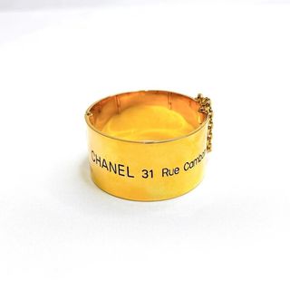シャネル(CHANEL)の【美品】シャネル 31 Rue Cambon バングル ゴールド ヴィンテージ(ブレスレット/バングル)