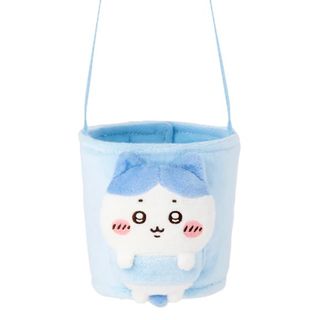 チイカワ(ちいかわ)の【新品 未開封】ちいかわ ドリンクカップホルダー ハチワレ マスコット ブルー(キャラクターグッズ)
