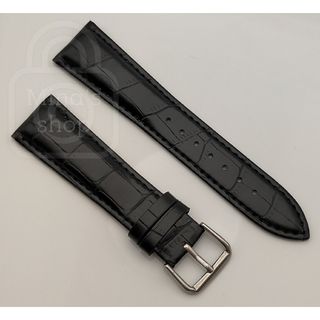 《破格》コスパ最強【オールラウンドモデル/新品】本革レザーバンド 22mm 黒