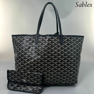 ゴヤール(GOYARD)の【超極美品】ゴヤール サンルイPM ショルダーバッグ ブラック トートバッグ(トートバッグ)