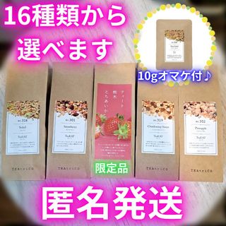 50g 選べる5点セット ティートリコ TEAtrico 食べれるフルーツティー(茶)
