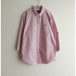 バーバリーブラックレーベル(BURBERRY BLACK LABEL)のBURBERRY BLACK LABEL　ストライプ ドット 七分袖 シャツ(シャツ)