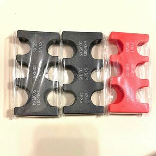 コインケース　3つセット　黒2 赤1 車　幼稚園小学校　集金に備えて(ノーカラージャケット)