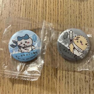 チイカワ(ちいかわ)のちいかわ　くら寿司　ハチワレ　ラッコ　缶バッジ(バッジ/ピンバッジ)