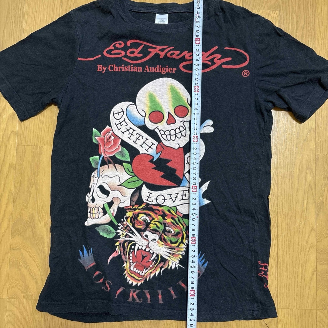 archive y2k 00s ed hardy skull t shirt エドハーディ 総柄