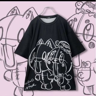 ニーアクロージング(NieR Clothing)のNieR × ちぃたん☆コラボDESIGN CUTSEW Tシャツ 半袖(カットソー(半袖/袖なし))