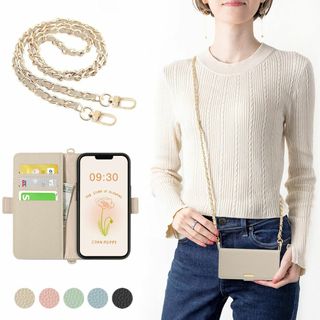 【色:アプリコット_サイズ:iPhone 13mini】CASSYOOK いph(その他)