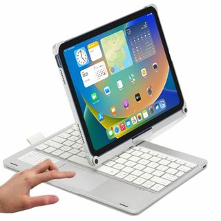 【新着商品】360度回転式 iPad 9世代キーボード ケースiPad 第8/第(タブレット)