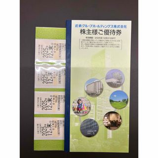 近鉄　株主優待　乗車券(鉄道乗車券)