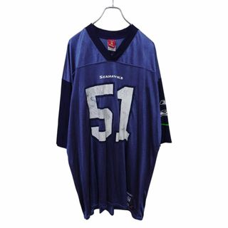リーボック(Reebok)の【Reebok】 NFL シアトル・シーホークス ゲームシャツ S-2008(アメリカンフットボール)