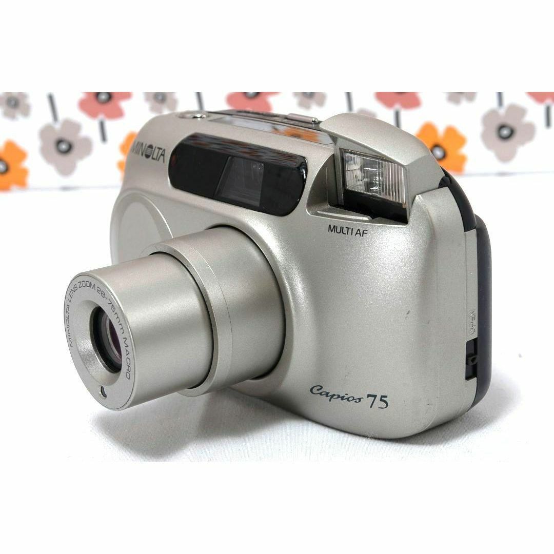 動作確認済】❤MINOLTA Capios 75❤極美品❤フィルムカメラ❤の