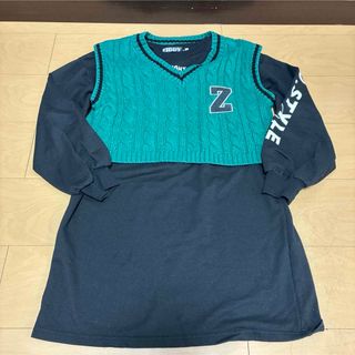 ジディ(ZIDDY)のB360 ZIDDY セーター風ワンピース 150c your pla(Tシャツ/カットソー)