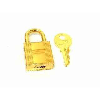 エルメス(HERMES)の■新品■未使用■ HERMES エルメス カデナ 南京錠 パドロック 110 鍵 キー  ゴールド系 FB7916(その他)