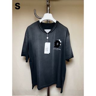 メゾンマルジェラ(Maison Margiela（旧Maison Martin Margiela）)の新品 S マルジェラ 23ss デストロイ加工Tシャツ 黒系統 16831(Tシャツ/カットソー(半袖/袖なし))