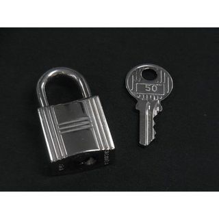 エルメス(HERMES)の■美品■ HERMES エルメス カデナ 南京錠 パドロック 50 鍵 キー シルバー系 DB2205(その他)