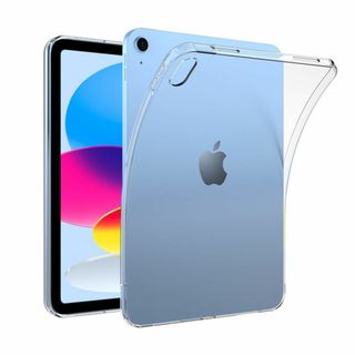 Asgens iPad 第 10 世代 10.9 "ケース、透明スリムシリコンソ(タブレット)