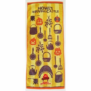 【在庫セール】丸眞 フェイスタオル ジブリ ハウルの動く城 約34×80cm カ(タオル/バス用品)