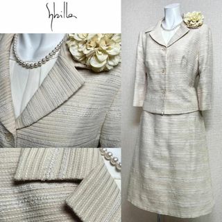 シビラ(Sybilla)の◎当日発送可能！シビラ　セレモニー　ボーダー柄　サマーツイード(スーツ)