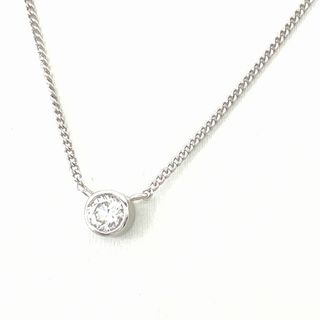 ダイヤモンド デザインネックレス Pt900 【中古】(ネックレス)