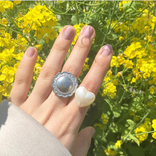 【ラスト2点】🌸春新作🌸 flower silver ring(リング)