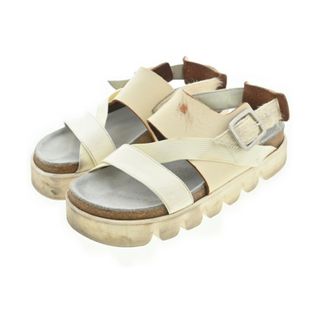 エンダースキーマ(Hender Scheme)のHender Scheme エンダースキーマー サンダル 25cm 白 【古着】【中古】【送料無料】(サンダル)