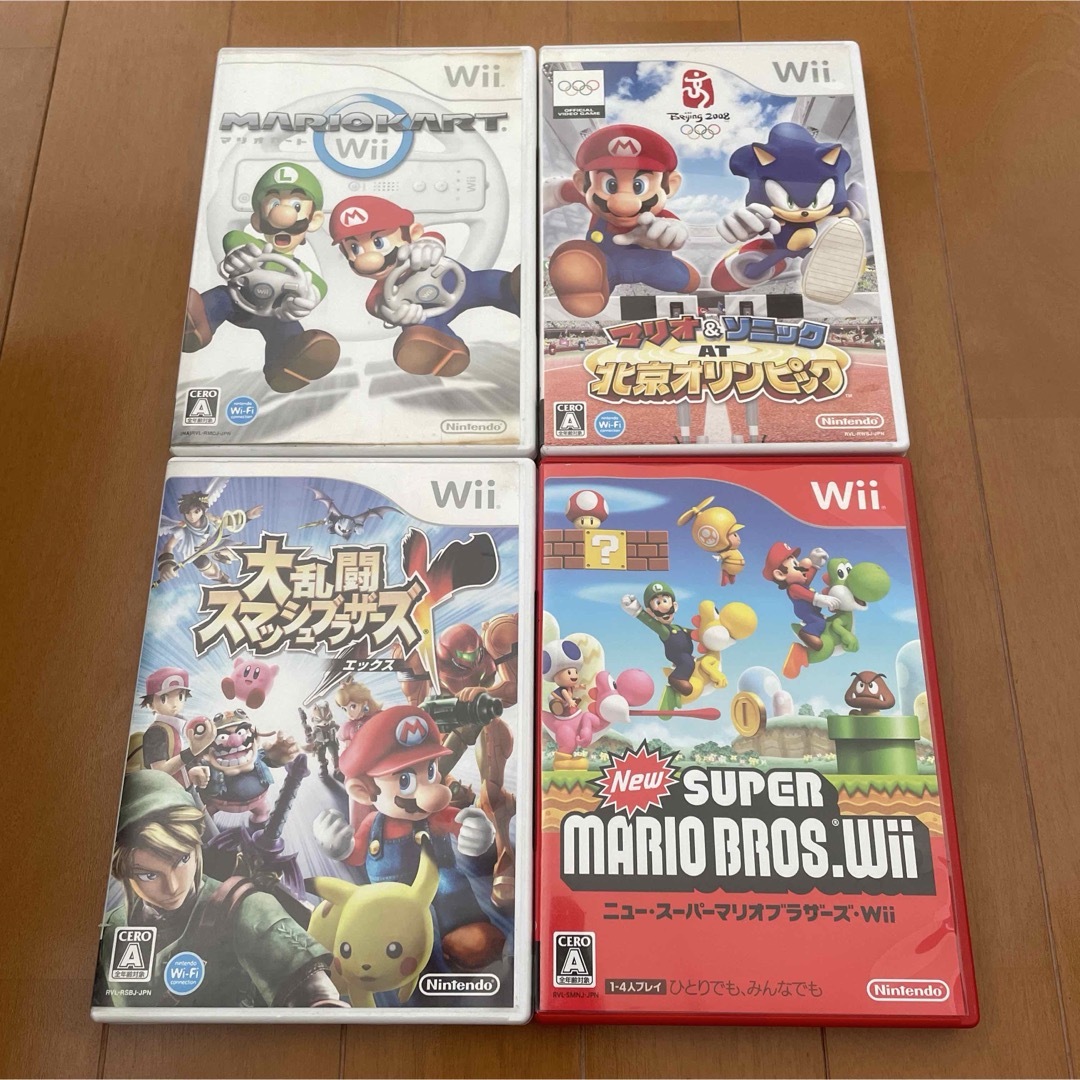 グランドセール Wii ソフト 4点セットの通販 by shop｜ラクマ Nintendo Switch