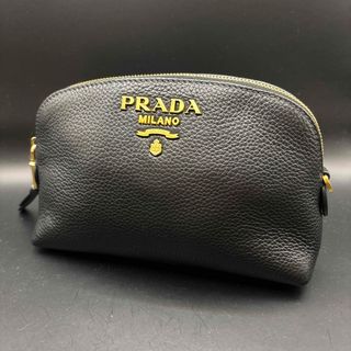 プラダ(PRADA)の即決 PRADA プラダ 化粧ポーチ コスメポーチ 1ND005 ブラック(ポーチ)