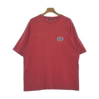バレンシアガ(BALENCIAGA)のBALENCIAGA バレンシアガ Tシャツ・カットソー L 赤 【古着】【中古】【送料無料】(Tシャツ/カットソー(半袖/袖なし))