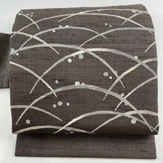 名古屋帯 美品 名品 正絹 【中古】(帯)