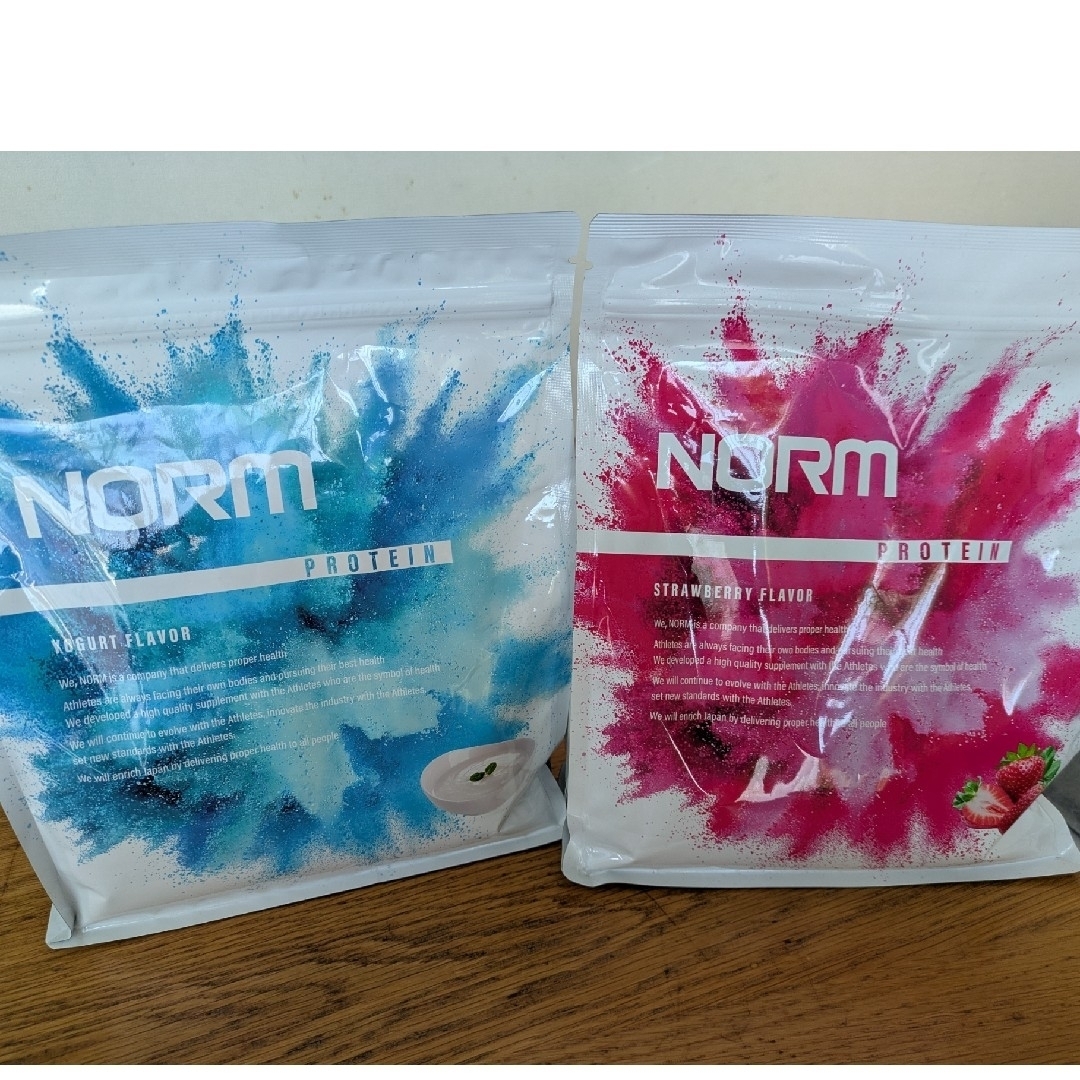 ノーム　NORMプロテイン2袋セット　ピーチ・ヨーグルト　送料無料　新品未開封