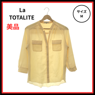 ラトータリテ(La TOTALITE)のLa TOTALITE  ブラウス 長袖 ポケット レディース イエロー 38(シャツ/ブラウス(半袖/袖なし))