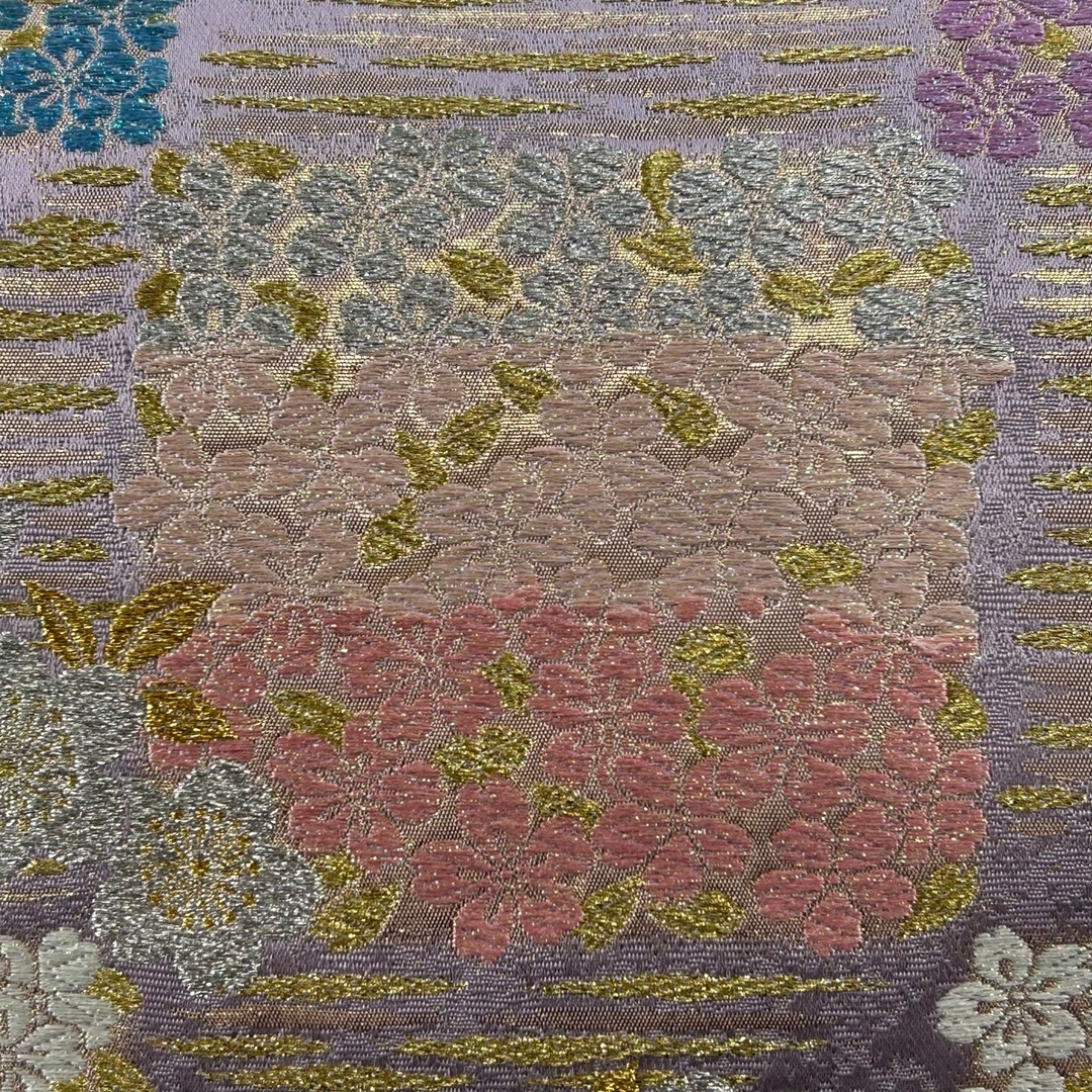 袋帯 美品 秀品 六通 正絹 【中古】の通販 by バイセル ラクマ店