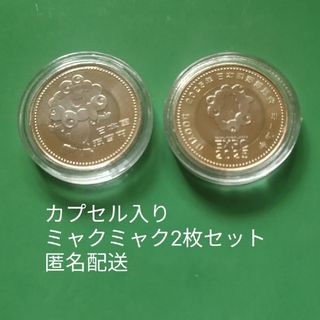コインカプセル入り　ミャクミャク2枚(その他)