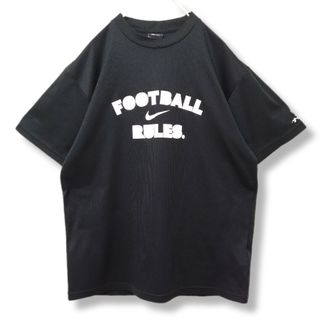 ナイキ(NIKE)の【NIKE】　半袖　Tシャツ　黒　ブラック　メンズ　古着　DRYFIT　プリント(Tシャツ/カットソー(半袖/袖なし))