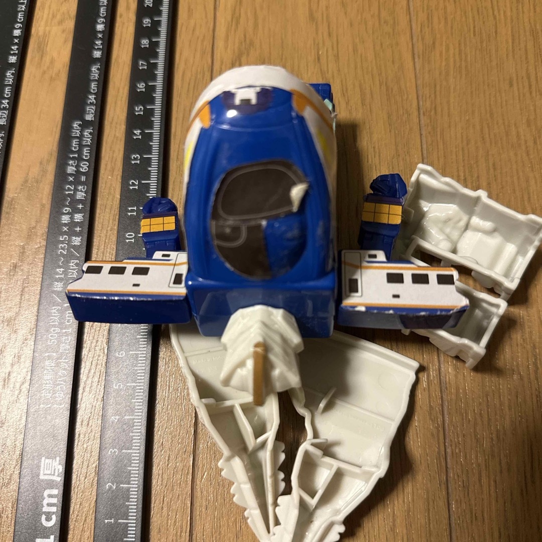 シンカリオン(シンカリオン)のシンカリオン E7 かがやきドリルフォーム　マック　ハッピーセット　おもちゃ キッズ/ベビー/マタニティのおもちゃ(電車のおもちゃ/車)の商品写真