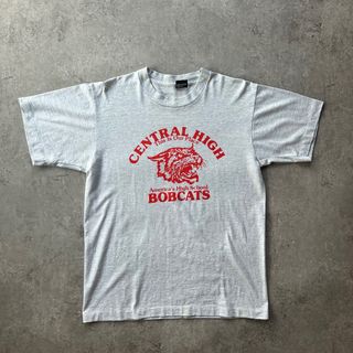 スクリーンスターズ(SCREEN STARS)の90s スクリーンスターズ tシャツ USA製 グレー L ボブキャット(Tシャツ/カットソー(半袖/袖なし))