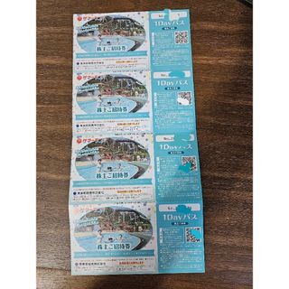東京サマーランド株主優待1Dayパス4枚(プール)