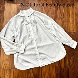 エヌナチュラルビューティーベーシック(N.Natural beauty basic)のN. Natural Beauty Basic フリルブラウス(シャツ/ブラウス(長袖/七分))
