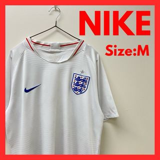 ナイキ(NIKE)の【美品】古着　ナイキ　イングランド　サッカー　オーセンティック　ゲームシャツ　M(ウェア)
