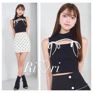 ダーリッチ(Darich)のオープンリボンノースリカットトップス(カットソー(半袖/袖なし))