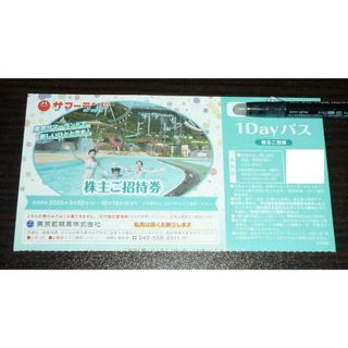 東京サマーランド 株主優待 ご招待券 1Dayパス 夏季利用可(遊園地/テーマパーク)