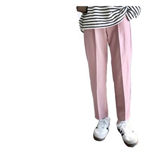 レカ(reca)のレカ　センタープレステーパードパンツ　スウィートピンク　レディース(カジュアルパンツ)
